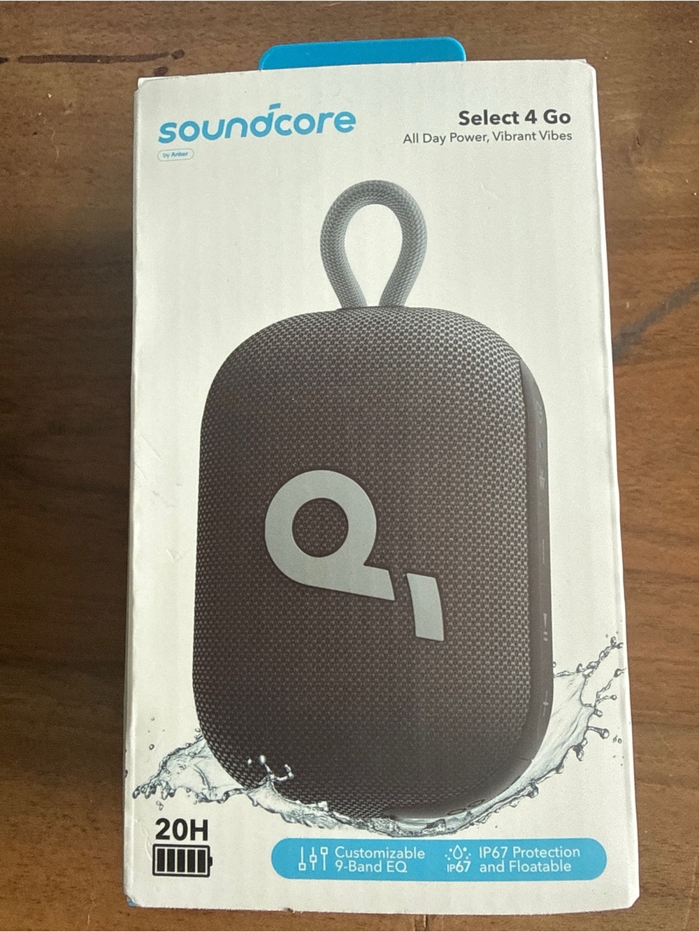 NIB Black Anker Soundcore Select 4 Go Waterproof Bluetooth Speaker